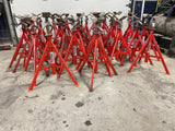 USED RIDGID VJ-99 V-Head High Pipe Stand 28" to 52"