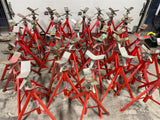 USED RIDGID VJ-99 V-Head High Pipe Stand 28" to 52"