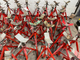 USED RIDGID VJ-99 V-Head High Pipe Stand 28" to 52"
