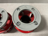 NEW BMC TOOLS 1/2", 3/4" 1" and 1 1/4" 12R DIE SET WITH RATCHETING HEAD AND HANDLE
