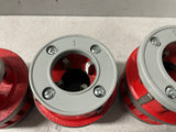 NEW BMC TOOLS 1/2", 3/4" 1" and 1 1/4" 12R DIE SET WITH RATCHETING HEAD AND HANDLE