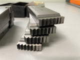 Three SETS RIDGID 48265 1 1/8'' - 7 UNC RH HIGH SPEED STEEL UNIVERSAL BOLT DIES NOS