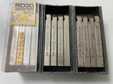 Three SETS RIDGID 48265 1 1/8'' - 7 UNC RH HIGH SPEED STEEL UNIVERSAL BOLT DIES NOS