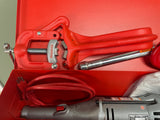 !!!NEW!!! RIDGID 700 PIPE THREADER + 12R DIE SET + SUPPORT ARM + CUTTER + REAMER + CASE
