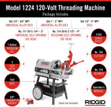 New Ridgid Model 1224 Threading Machine 26092