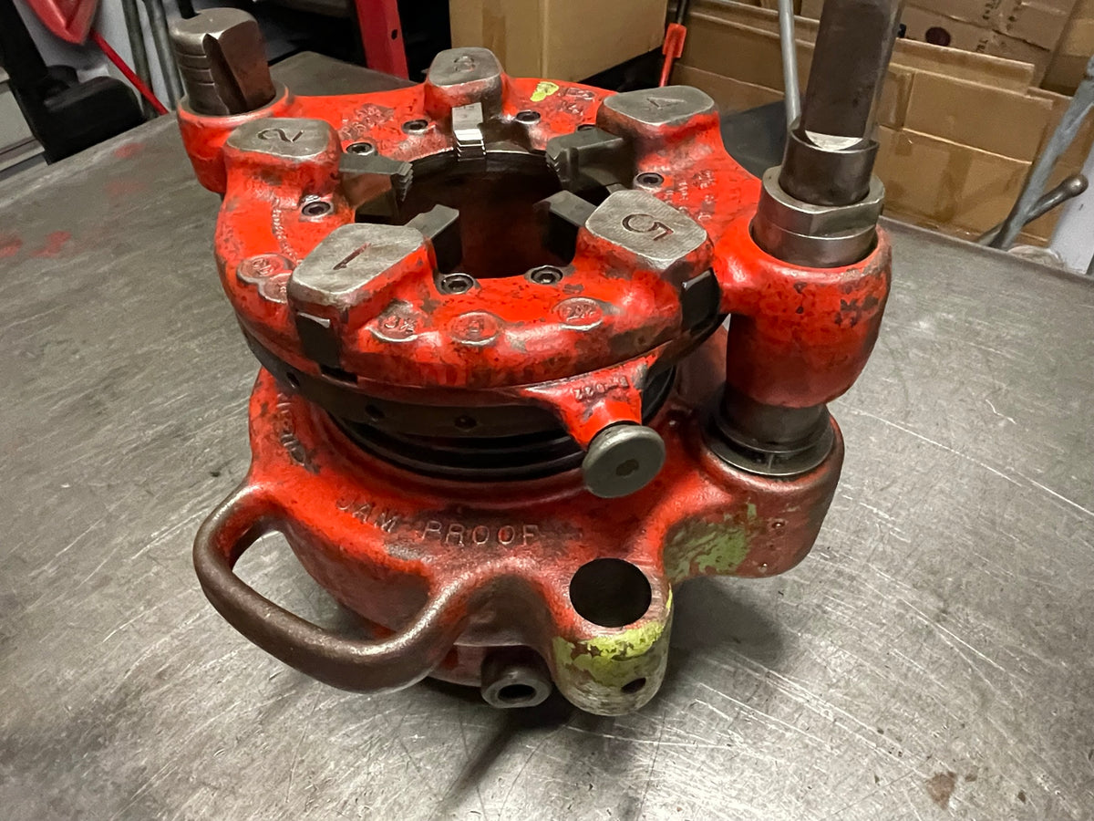 Ridgid receding outlet geared threader