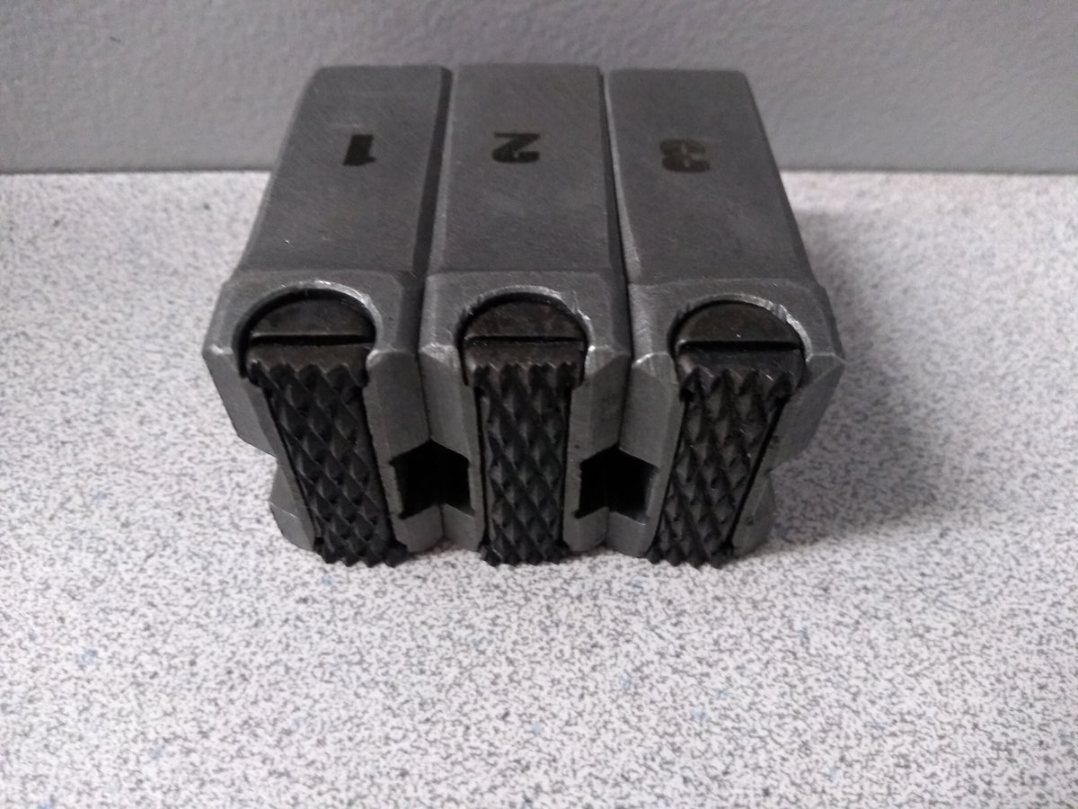 BMC Tools 44090 Chuck Jaws + 44715 Jaw Inserts for Ridgid & BMC Tools