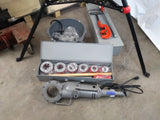 New BMC Tools 700 Pipe Threader + 12R Die Set + Cutter + Reamer + Oiler + Stand