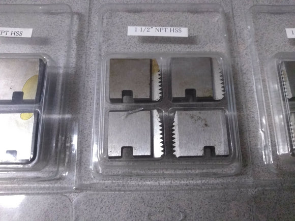BMC Tools 37890 12-R High Speed Steel RH Pipe Dies, 1 1/2