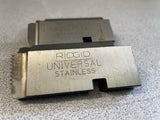 Lightly Used RIDGID 1" - 2" High-Speed Stainless Steel Pipe Dies