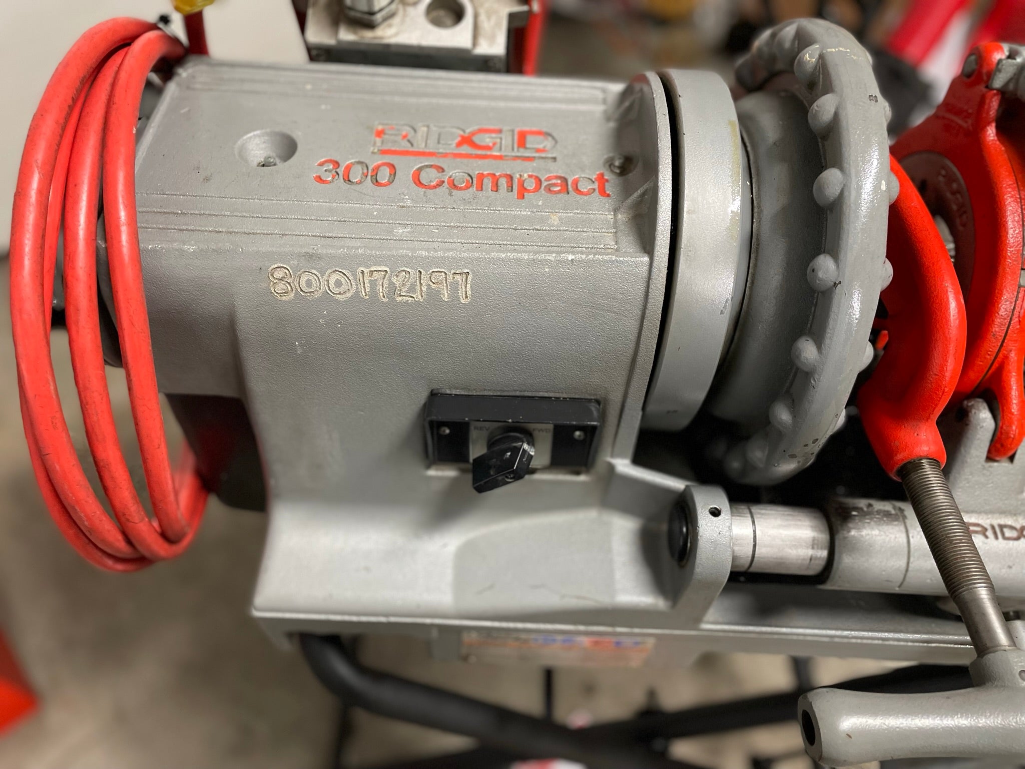 Lightly Used Ridgid 300 Compact 67182 Self Oiling Threading Machine ...