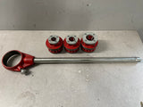New BMC Tools 1/2", 3/4" and 1" 12R Die Set with Ratcheting Head and Handle