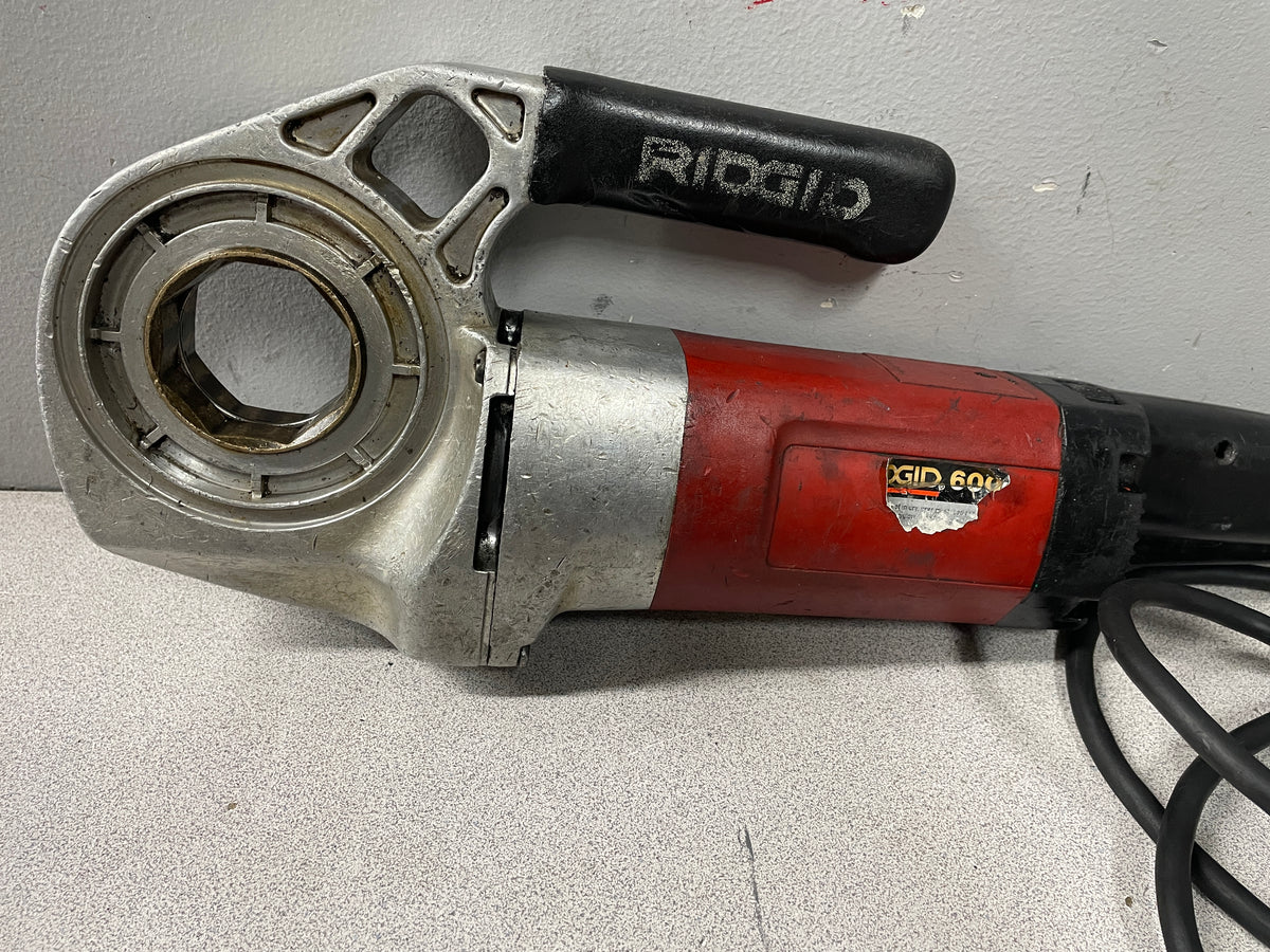 Used RIDGID 600 Power Pipe Threader Set Dies 3/8