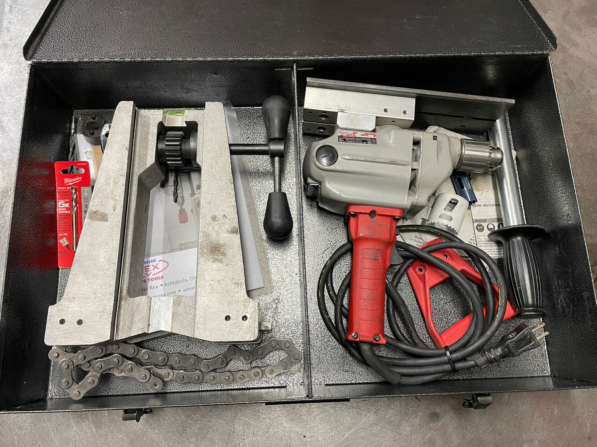 Wheeler Rex 3092 Portable Hole Cutter System Drill – Benchmark Ltd.