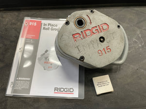 Used RIDGID 88232 915 Portable Roll Groover