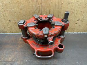 Used Ridgid Model 141 Receding Geared Threader 2 1/2" - 4" Dies