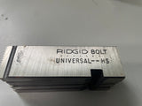 TWO SETS RIDGID 48230 7/16''- 14 UNC RH HIGH SPEED STEEL UNIVERSAL BOLT DIES NOS