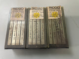 Three SETS RIDGID 48220 5/16''- 18 UNC RH HIGH SPEED STEEL UNIVERSAL BOLT DIES NOS