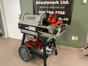 Well Maintained RIDGID® 1224 Pipe Threader 26092 with 150A Cart