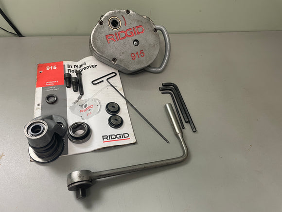 Used RIDGID 88232 915 Portable Roll Groover