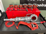 Lightly Used Ridgid 700 Pipe Threader + 12R Die Set + Cutter + Reamer + Oiler + Stand