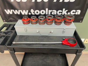 RIDGID PIPE THREADER 36475 12R DIE SET 1/2" - 2" With Case