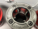 RIDGID PIPE THREADER 36475 12R DIE SET 1/2" - 2" With Case