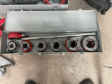 Used Ridgid 700 Pipe Threader + 12R Die Set + Cutter + Reamer + Oiler + Stand + Support Arm