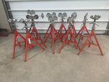USED RIDGID 56672 RJ-99 Roller Head Pipe Stand