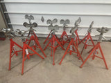USED RIDGID 56672 RJ-99 Roller Head Pipe Stand