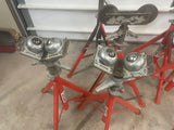 USED RIDGID 56672 RJ-99 Roller Head Pipe Stand