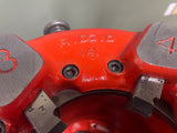 Used Ridgid Model 141 Receding Geared Threader 2 1/2" - 4" Dies
