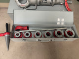 Ridgid 700 Pipe Threader + 12R Die Set + Cutter + Reamer + Oiler + Stand + Support Arm