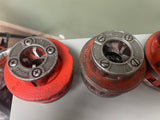 RIDGID PIPE THREADER 36475 12R DIE SET 1/2" - 2" With Case