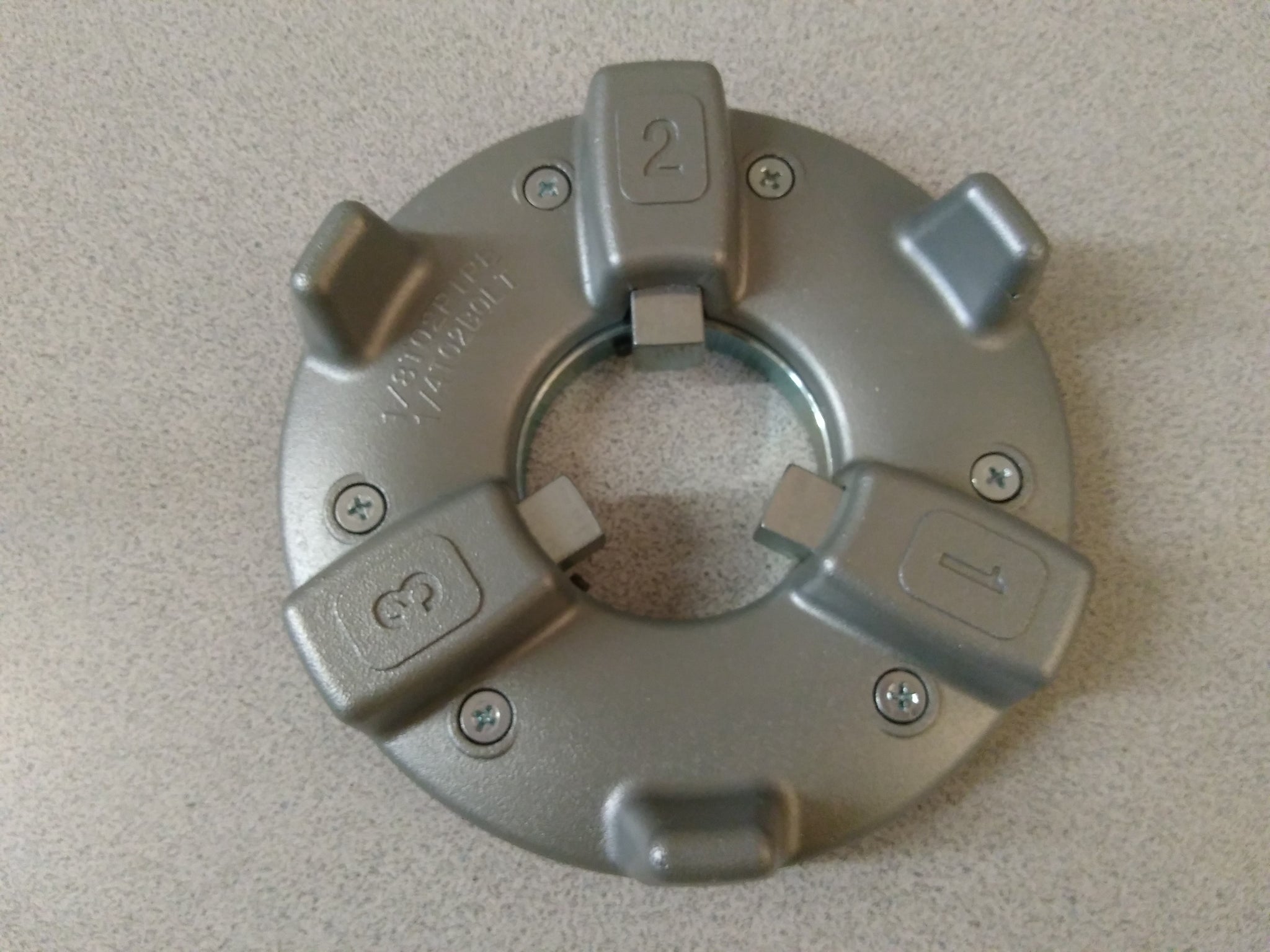 Disk. Contact Ridged Scroll Disk Back Plate Rear Centering Assembly D970 For RIDGID 300 ...