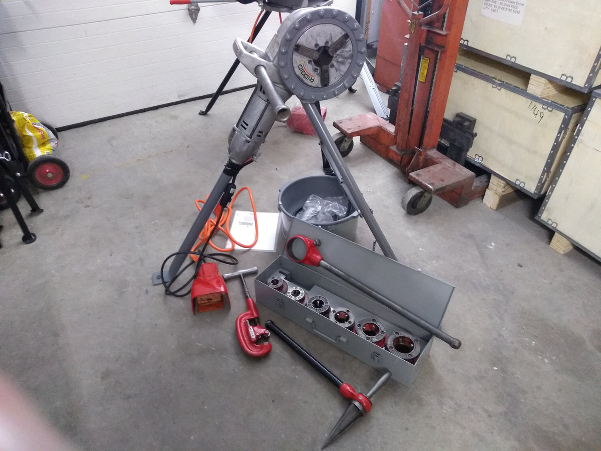 Used Ridgid 270 Pipe Threading Machine – Benchmark Ltd.